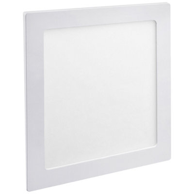 18w Recessed LED Square Panel Light 6500K Continuous Running Hours ...