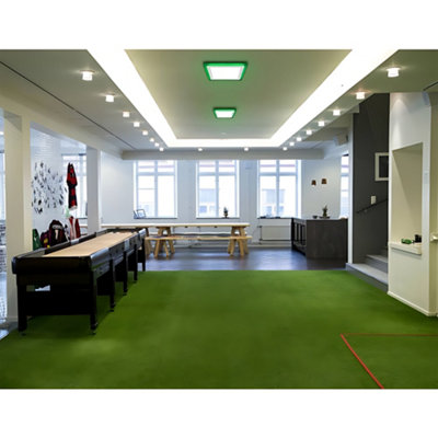 18w Recessed LED Square Ring Panel Green