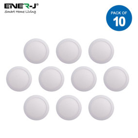 18W Recessed Round LED Mini Panel 220mm diameter (Hole Size 205mm), 4000K (Pack of 4)