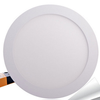 18W Recessed Round LED Mini Panel 220mm diameter Hole Size 205mm