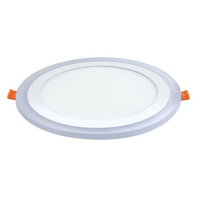 18w RGB Round LED Ceiling Panel with 6w Colour Changing Ring Remote Controlled