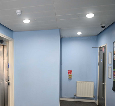 18w Round LED Panel Light Recessed with Edge Lit 6500k 18RCWA