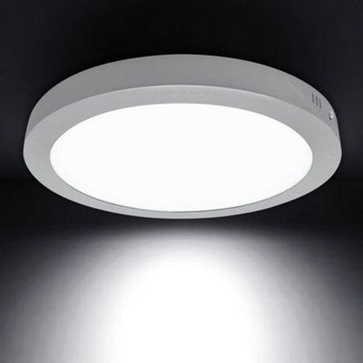 18w Surface Mount LED Round Panel 6500K Cool White