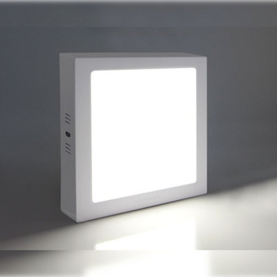 18w Surface Mount LED Square Panel 6500K Cool White