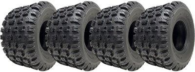 18x10-8 ATV Quad Tyres OBOR Advent Tubeless 255/50-8 Road Legal 102kg (Set of 4)