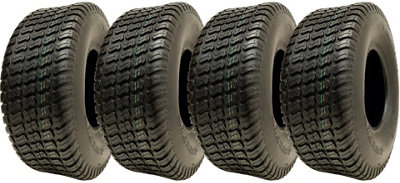 18x6.50-8 Lawnmower Tyres 4-ply Multi Turf Grass Journey P332 350kgs (Set of 4)