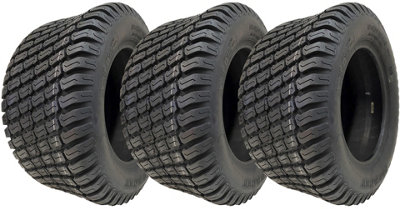 18x8.50-10 Lawnmower Tyre 4ply Multi Turf Rear Grass P332 Wanda 360kg (Set of 3)
