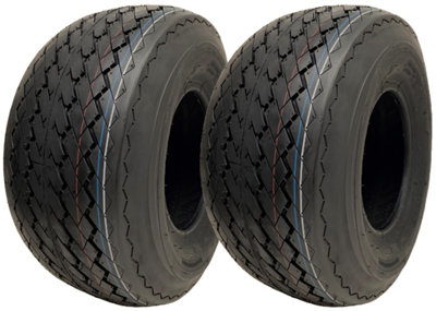 18x8.50-8 Golf Cart Buggy Tyres 4ply Grass / Turf Wanda P509 Fairway (Set of 2)