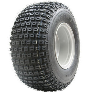 18x9.50-8 knobby tyre on ball bearing rim - ATV trailer - quad wheel