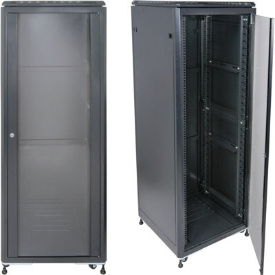 19" 36U 600mm Equipment Rack Data Cabinet Storage Amp Network Mixer Patch Panel Price Comparisons | Compare The Build