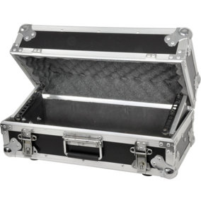 19" 4U Equipment Flight Case Mixer Patch Panel Rack Storage Box Handle Transit