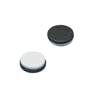 19.5mm dia x 2.4mm thick Y10 Ferrite Magnet with Self Adhesive Foam - 0.4kg Pull (Pack of 20)