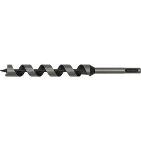 19 x 225mm SDS Plus Auger Wood Drill Bit - Fully Hardened - Smooth Drilling