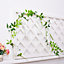 190cm Hanging Artificial Wisteria Garland Fake Silk Flowers Greenery Vine Wedding Arch Door Decor