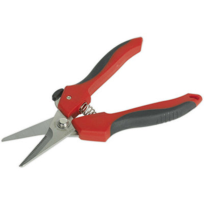 190mm Universal Shears - Spring Loaded Handles - Safety Lock - Stainless Steel