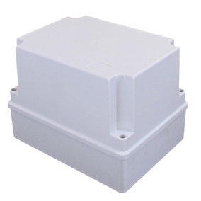 190x140x140mm IP56 PVC Junction Box, Plain Sides with Stainless Steel Screws