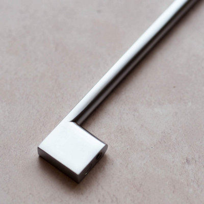 192mm Matt Chrome Square D Handle