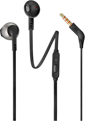 Jbl T205 Wired In-Ear Headphones Black