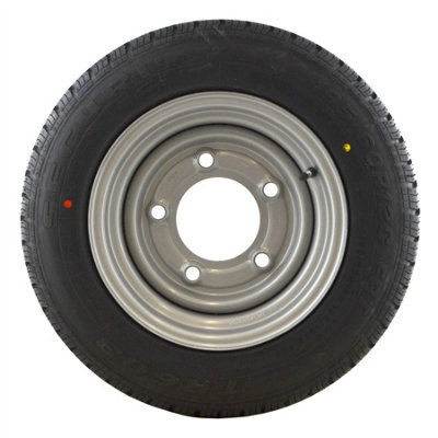 195/60 R12C Tyre & Wheel Rim 5 Stud 108/106N 6-1/2