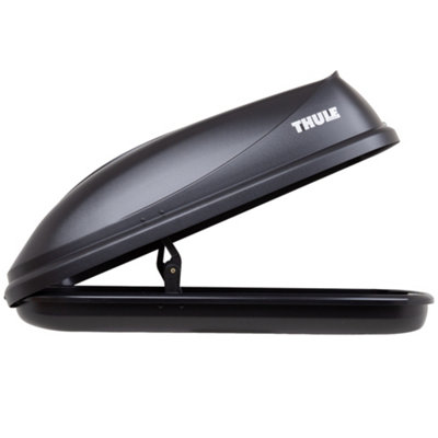 Thule Ocean S Roof Box Matte Black Car Roof Storage Box Compact 320L from B&Q