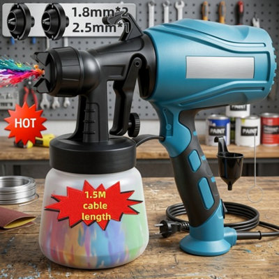  - Electric Paint Sprayer 1000W Handheld Hvlp Spray Gun For Fence And Wall Painting
