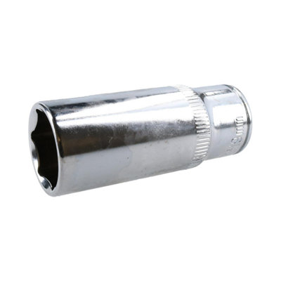 19mm 6 Point 3/8" Drive 64mm Double Deep Metric Socket Chrome Vanadium Steel - 3