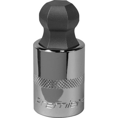 19mm Ball-End Hex Socket Bit - Durable Chrome Vanadium Wrench for 1/2 Inch Drive