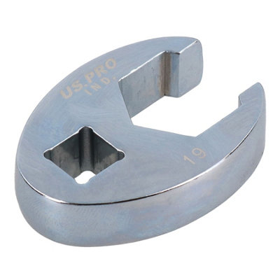 19mm Crowfoot Wrench 3/8" Drive Crows Feet Spanner for Torque Wrenches