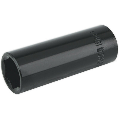 19mm Forged Deep Impact Socket - Durable Chrome Vanadium Tool for Air Wrenches