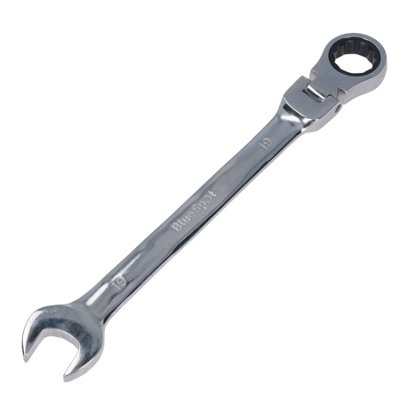 19mm Metric Flexible Combination Ratchet Spanner Wrench Bi-Hex 12 Sided