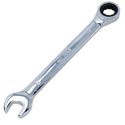 19mm Metric MM Combination Gear Ratchet Spanner Wrench 72 Teeth