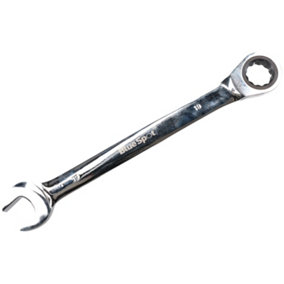 19mm Metric Ratchet Combination Spanner Wrench 72 Teeth Reversible