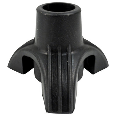 19mm Tri-Support Rubber Walking Stick Ferrule - Self Standing Extra ...