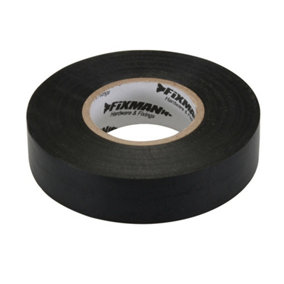 19mm x 33m Black Insulation Tape PVC Electrical Wire Wrap Moisture Resistant