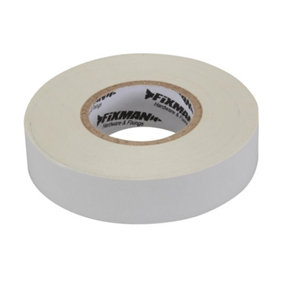 19mm x 33m White Insulation Tape PVC Electrical Wire Wrap Moisture Resistant