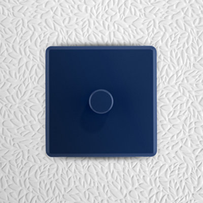 1G 2W 10A Dimmer Light Switch Blue - 3