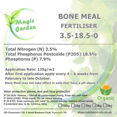 1kg Bone Meal Organic Fertiliser