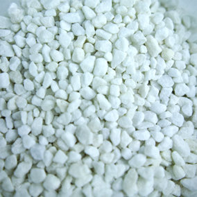1kg White Coloured Aquatic Gravel Premium Natural Bottom Fish Tank Stones