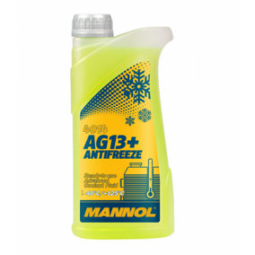 1L g13+ yellow antifreeze ready mixed concentrated to -40 coolant