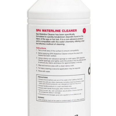 1L Hot Tub Surface Cleaner Degreaser Bottle - Waterline Oil & Grime Remover