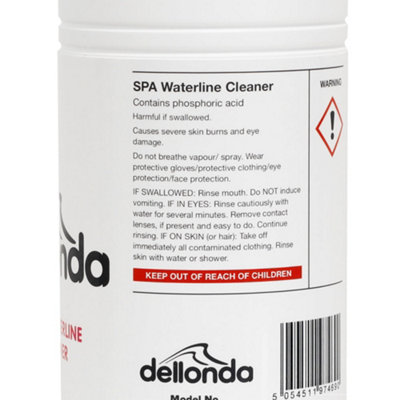 1L Hot Tub Surface Cleaner Degreaser Bottle - Waterline Oil & Grime Remover