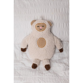 1L Hot Water Bottle with Cover - Sheep