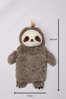 1L Hot Water Bottle with Cover - Sloth - 9