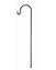 1M Crooks - Pack of 2 (Ready to Rust) - Hand Mady By Traditional Forge, Bird Feeding Stations - Steel - L0.6 x W0.6 x H100 cm
