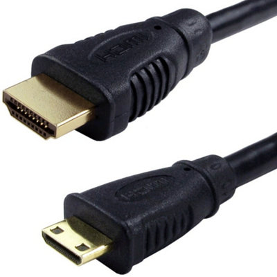 1m High Speed HDMI Type A C Mini Male to Plug Cable Video Camera HD 4K Lead DIY at B Q