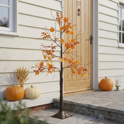1M Illuminated Maple Leaf Tree Display