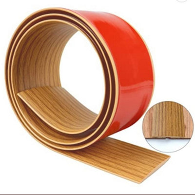 1M Self Adhesive Floor Transition Strip PVC Flooring Divider Threshold ...