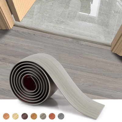 1M Self Adhesive Floor Transition Strip PVC Flooring Divider Threshold ...