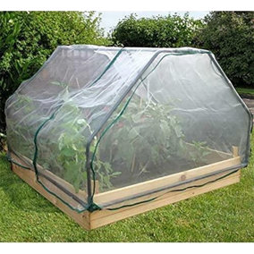 1m Square Cloche Raised Bed Insect Net Cover