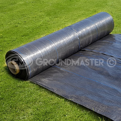 1m x 100m Weed Suppressant Garden Ground Control Fabric + 100 Pegs - 4